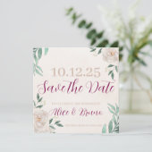  whimsical autumn save the date card セーブザデート (スタンド正面)