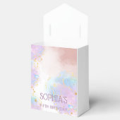 Whimsical axolotl kids birthday フェイバーボックス (オープン)