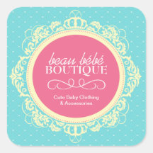 Whimsical Baby Boutique Stickers