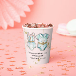 Whimsical Baby Clothes Gender Neutral Baby Shower 紙コップ