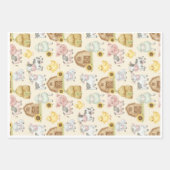 Whimsical Baby Wrapping Paper Set ラッピングペーパーシート (正面)