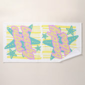 Whimsical Beach Seashells バスタオル (バスタオル)