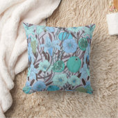 Whimsical Bible Flowers – Doodle Pattern クッション (ブランケット)