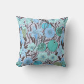 Whimsical Bible Flowers – Doodle Pattern クッション (正面)