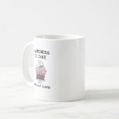 Whimsical Birthday Cat コーヒーマグカップ (正面左)