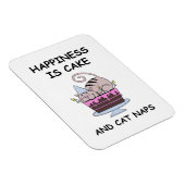 Whimsical Birthday Cat マグネット (右側)