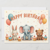 Whimsical Birthday Friends Gather Here (正面)