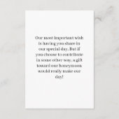 Whimsical Black Cat Gothic Wedding Enclosure Card エンクロージャーカード (裏面)