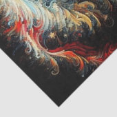 Whimsical Black Cat Santa Christmas Hat Decoupage 薄葉紙 (詳細)