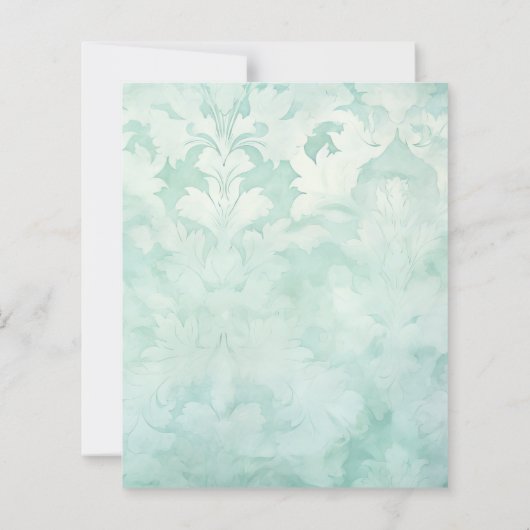 Whimsical Blue Christmas Bells Scrapbook Paper (裏面)