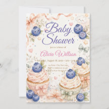 Whimsical Blueberry Baby Shower
