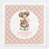 Whimsical Blush Pink Fairy 6th Birthday Party  (正面)