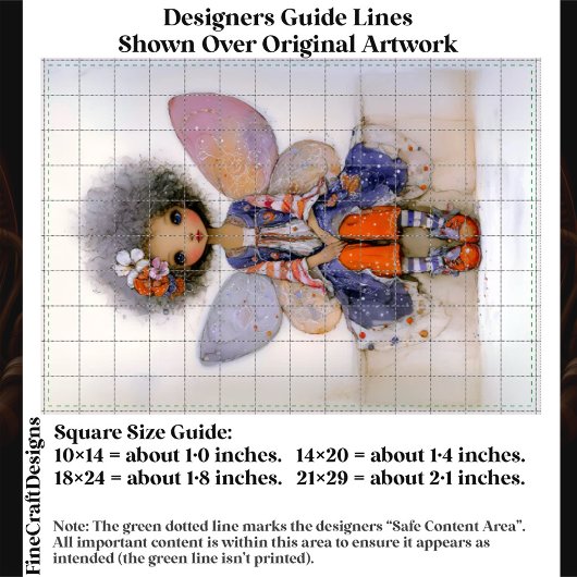 Whimsical Boho Fairy with Afro Hair EQ1L Decoupage 薄葉紙