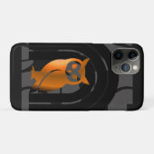 Whimsical Boho Owl & Tropical Monstera Leaf Case-Mate iPhoneケース (裏面(横))