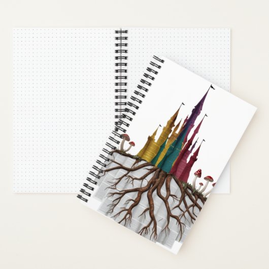 Whimsical Book Page Art Journal ノートブック (内側)