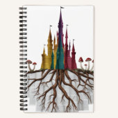 Whimsical Book Page Art Journal ノートブック (正面)