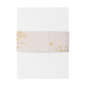 whimsical botanical elegant boho baby shower 招待状ベリーバンド (裏面例)