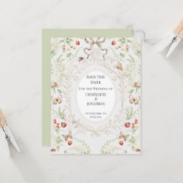 Whimsical Botanical Garden Save the Date | 招待状