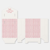 Whimsical Bow Little Sweetheart Baby Shower  フェイバーボックス (見開き)