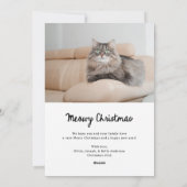 Whimsical Bows | Cute Meowy Christmas from the Cat シーズンカード (裏面)