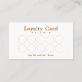 Whimsical Bread Home Bakery Loyalty Rewards 名刺 (裏面)