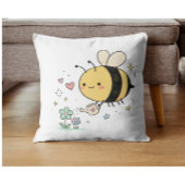 Whimsical Bumblebee Nature Lover  クッション