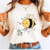  Whimsical Bumblebee Nature Lover  トライブレンドＴシャツ