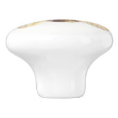 Whimsical Bumblebee & Wildflowers "Bee Happy" セラミックノブ (側面)