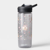 Whimsical Bunny Teapot Floral Spring ウォーターボトル (左面)