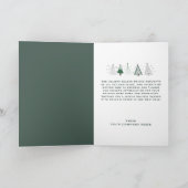 Whimsical Business Christmas Clients Customers シーズンカード (内部)