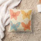 Whimsical  Butterflies  クッション (ブランケット)