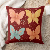 Whimsical Butterflies クッション (ブランケット)