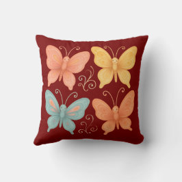 Whimsical Butterflies クッション