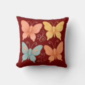 Whimsical Butterflies クッション (正面)