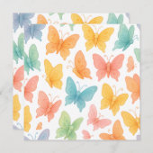 "Whimsical Butterflies" セーブザデート (正面/裏面)