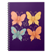 Whimsical Butterflies  ノートブック (正面)