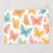 "Whimsical Butterflies" 案内ポストカード (正面)