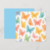 "Whimsical Butterflies" 案内状 (正面/裏面)
