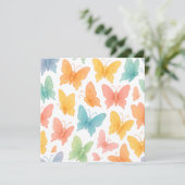 "Whimsical Butterflies" 案内状 (スタンド正面)