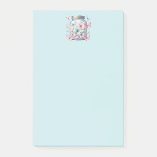 Whimsical Butterflies in a Jar ポストイット (正面)