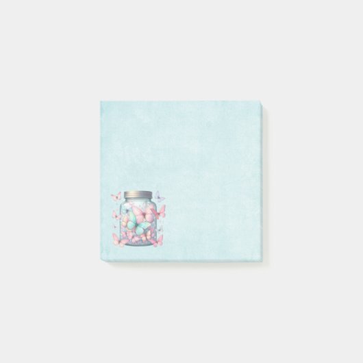 Whimsical Butterflies in a Jar ポストイット (正面)