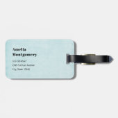 Whimsical Butterflies in a Jar ラゲッジタグ (裏面横)