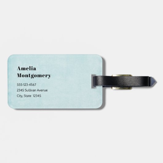 Whimsical Butterflies in a Jar ラゲッジタグ (裏面横)