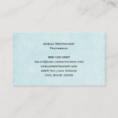 Whimsical Butterflies in a Jar 名刺 (裏面)