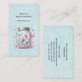 Whimsical Butterflies in a Jar 名刺 (正面/裏面)