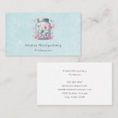 Whimsical Butterflies in a Jar 名刺 (正面/裏面)