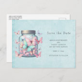 Whimsical Butterflies in a Jar 案内ポストカード (正面/裏面)