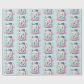 Whimsical Butterflies in a Jar Pattern ラッピングペーパー (フラット)