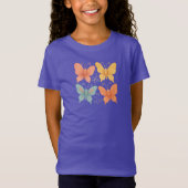 Whimsical Butterflies T-Shirt Tシャツ (正面)