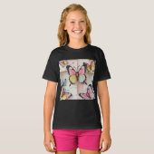 ✨ Whimsical Butterfly Dreams – Cartoon-Style Tee Tシャツ (正面フル)